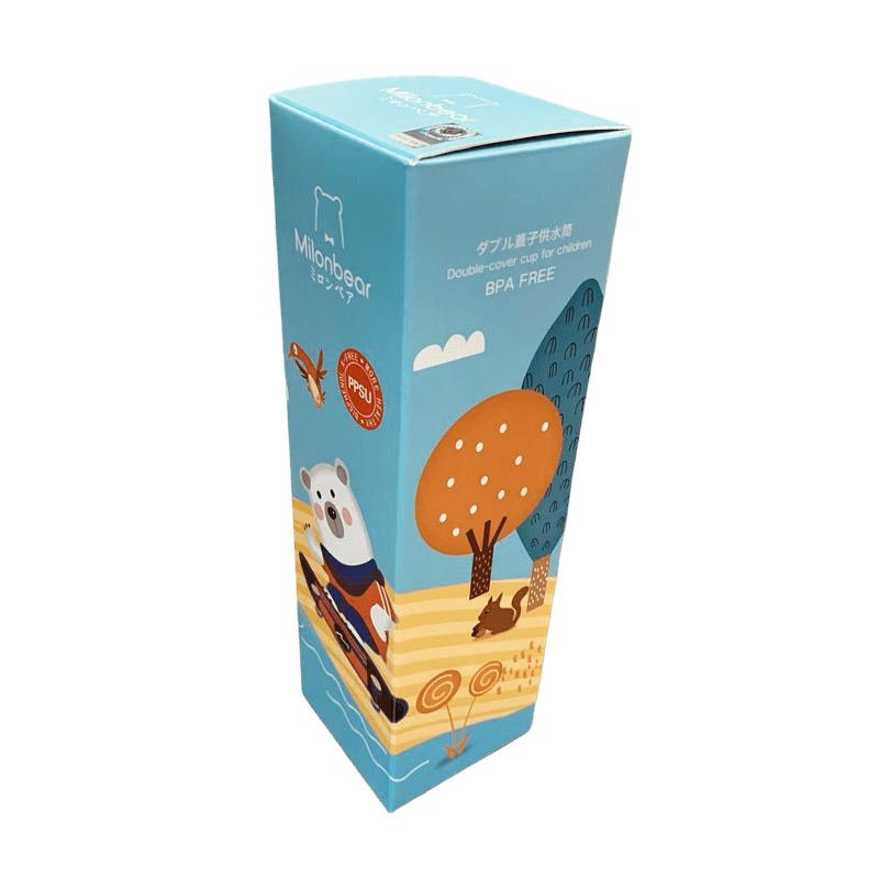 Scatole di carta per tazze di vetro con scatola di imballaggio cosmetico in carta per bottiglie di olio essenziale dal design personalizzato