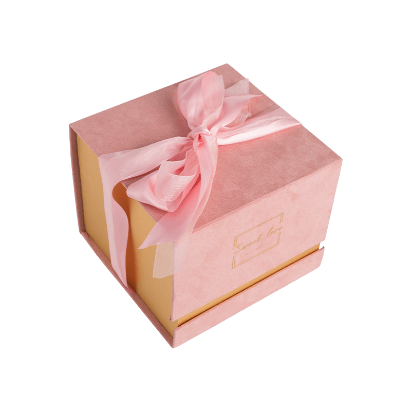 Confezione regalo personalizzata di lusso Candela Confezione regalo candela in cartone Confezione scatole regalo magnetiche con nastro