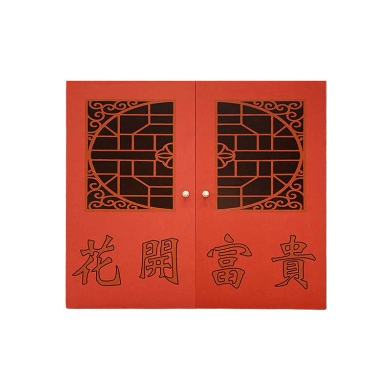 Set di lusso personalizzato per mooncake al tè, scatola di imballaggio cosmetico, confezione regalo con cassetto a doppia porta