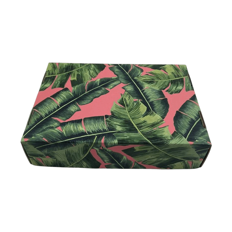 Scatola di spedizione pieghevole di cartone di scatole di cartone ondulato stampato personalizzato di nuovo arrivo per abbigliamento