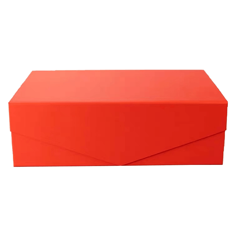 Scatole di spedizione nere di lusso Confezione regalo pronta per la spedizione di vestiti Confezione regalo in cartone piegato piatto per scarpe