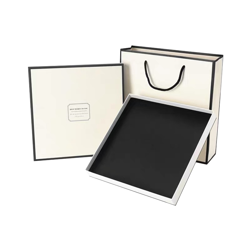 Scatola di cartone regalo di imballaggio di abbigliamento di maglietta di scatola di sciarpa di lusso personalizzata all'ingrosso per sciarpa