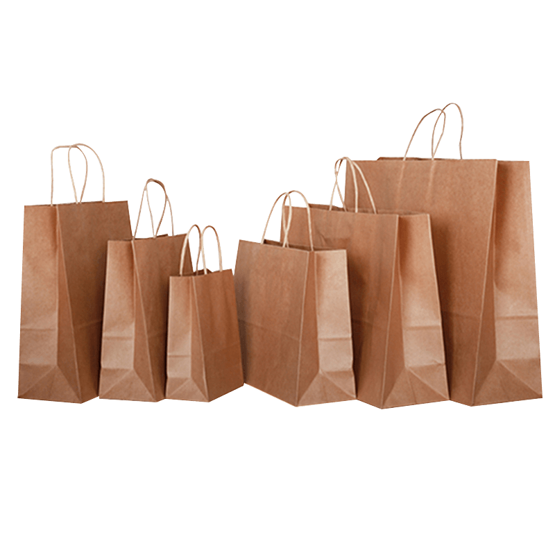 Borsa per la spesa in carta kraft economica con logo personalizzato per vendite calde. Borsa per la spesa in carta kraft regalo ecologica